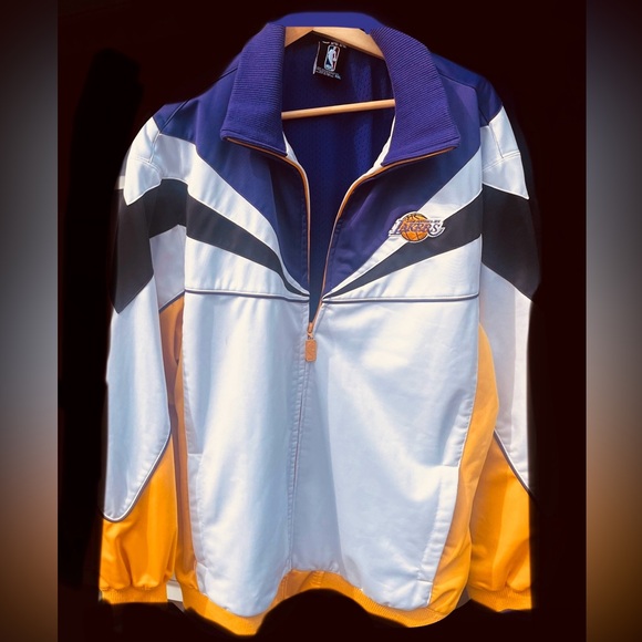 Mens LA Lakers Warm up Jacket - Picture 1 of 4